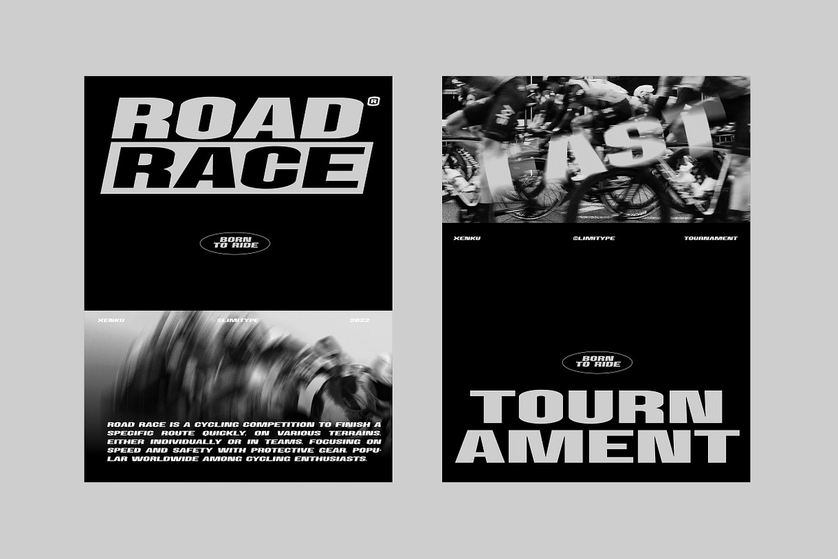 Xenku - Modern Techno Typeface, a Sans Serif Font by limitype (Photo 5 of 10)