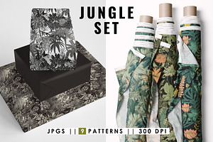 Jungle Set Of 9 Patterns