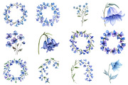 Spring Bluebell Flowers Bouquet, an Illustration by CitraGraphics (Thumbnail 3 of 5)