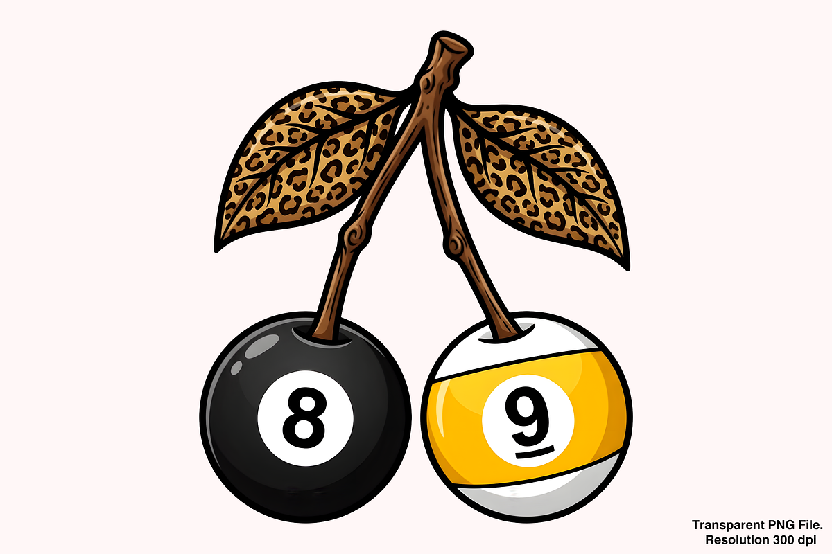 9 ball or 8 ball png, Pool PNG, a Graphic by Clipart Bloom (Photo 1 of 3)