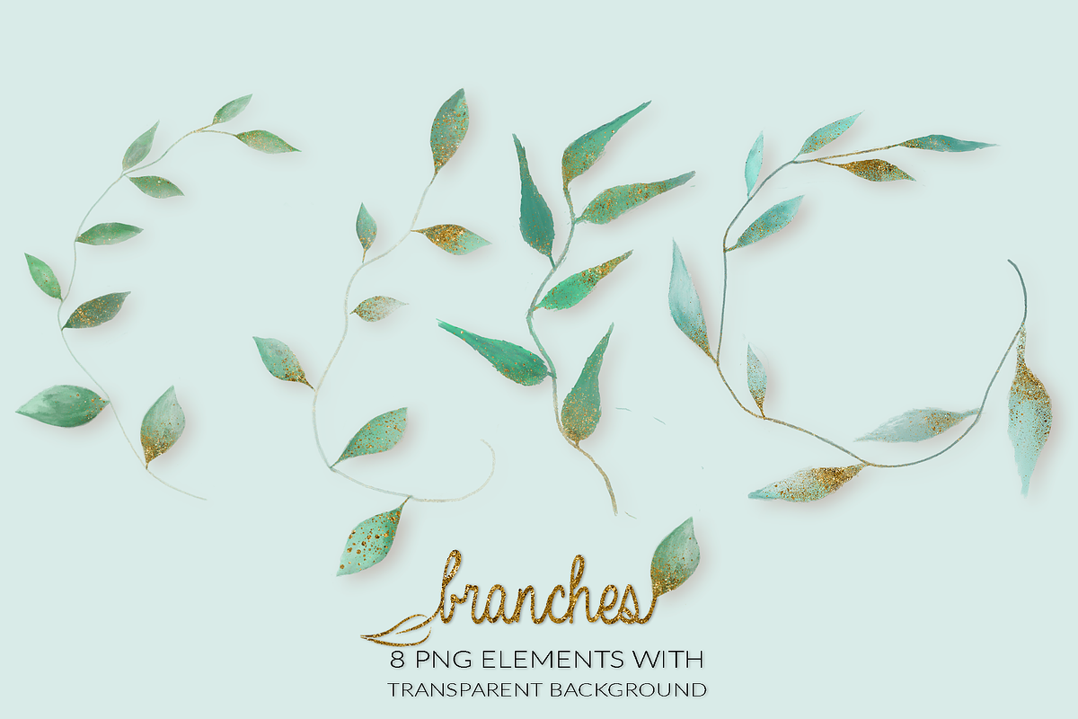 Branches & Splatter Kit, a Brush Add-On by PandoraDreams (Photo 3 of 38)