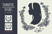 silhouettes of girls, a Decorative Illustration by adi katz (Thumbnail 4 of 5)