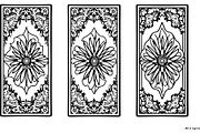 Ornate Stair Riser Designs Pack, an Object Graphic by Designer_Momina (Thumbnail 4 of 5)