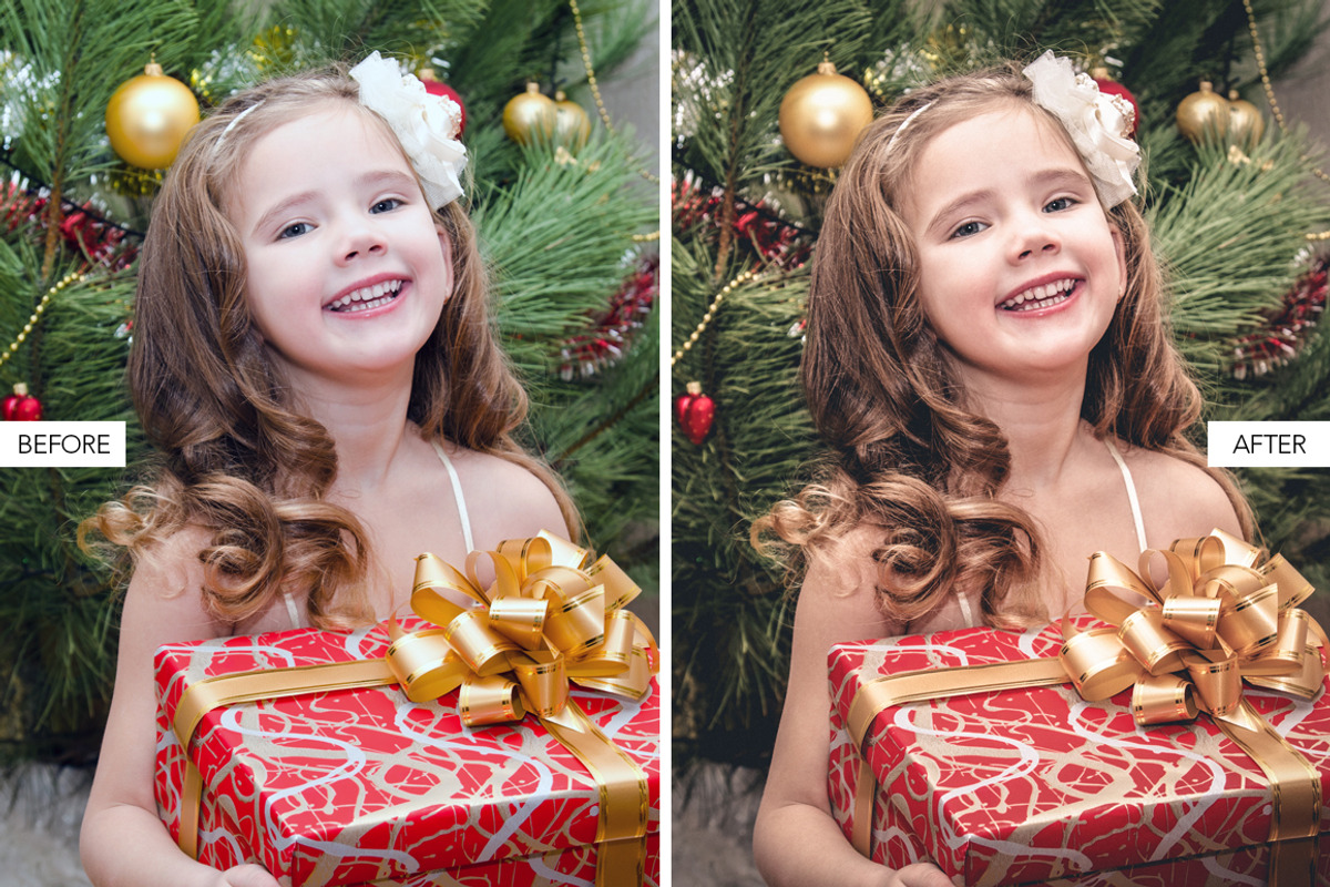 Christmas Lightroom Presets preview 4