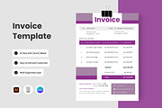 4 Set Business Invoice Template V4, a Print Template by twinstd (Thumbnail 4 of 4)