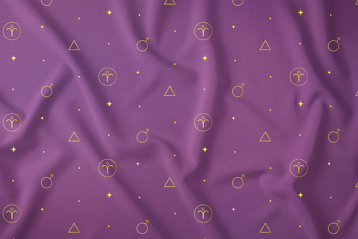 Zodiac Horoscope Seamless Patterns, a Pattern Graphic by Olya Creative (Photo 9 of 9)