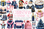 Whimsical Watercolor Christmas PNG, an Illustration by SinaCreation (Thumbnail 1 of 7)