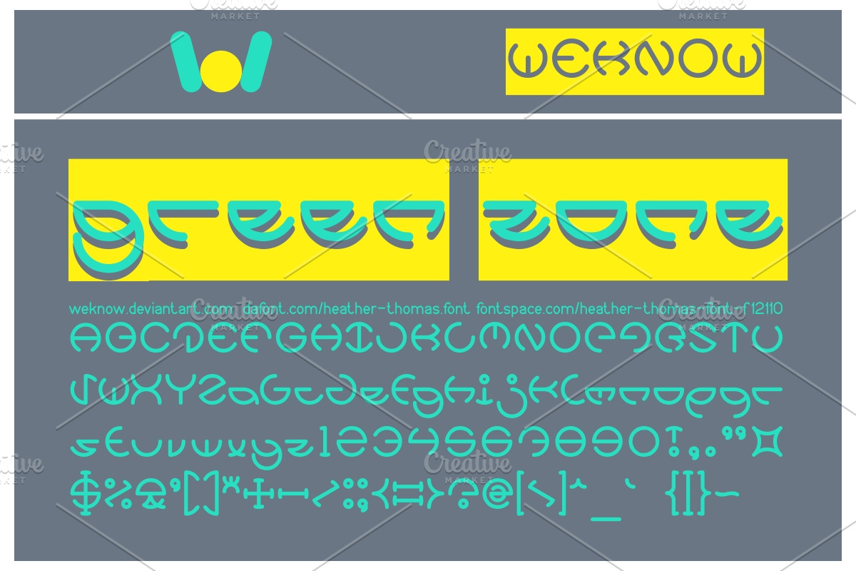 heather font preview 4