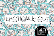 Emotionalicious - 140 faces, an Illustration by Teeshoom Studio (Thumbnail 1 of 4)