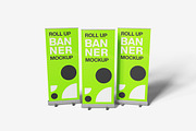 Rollup Banner Mockup, an Advertising Mockup by bimockup (Thumbnail 4 of 6)