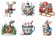Cozy Winter Wonderland Collection, an Illustration by DreamPrint404 (Thumbnail 3 of 5)