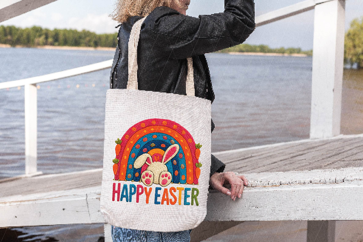 Happy Easter Bunny Rabbit Face Funny, an Illustration by DreamPrint404 (Photo 4 of 7)