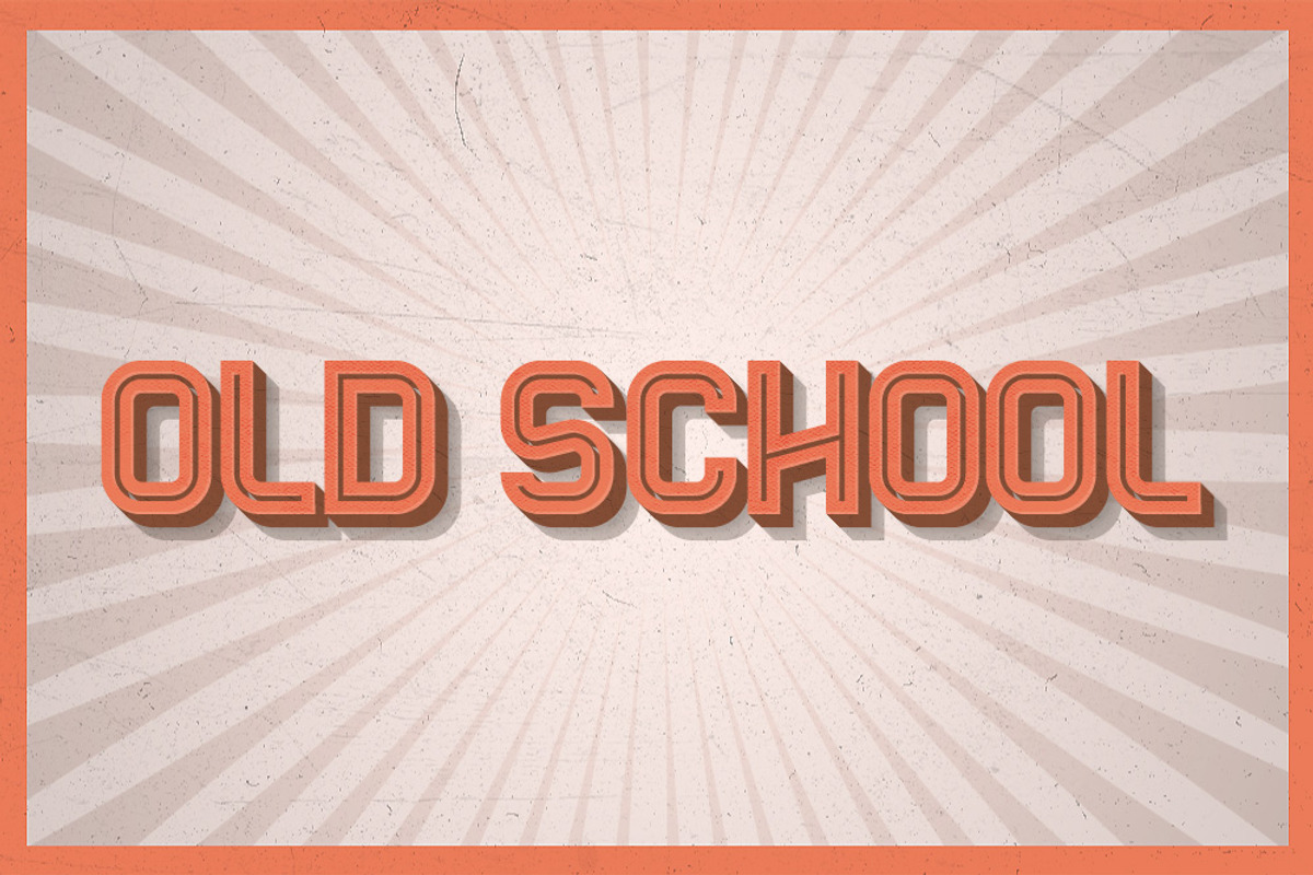 Retro Styles for Adobe Photoshop, a Layer Style Add-On by Creativenauts (Photo 3 of 5)