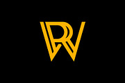Monogram Letter RW WR Logo, a Branding & Logo Template by Buqancreative (Thumbnail 3 of 4)