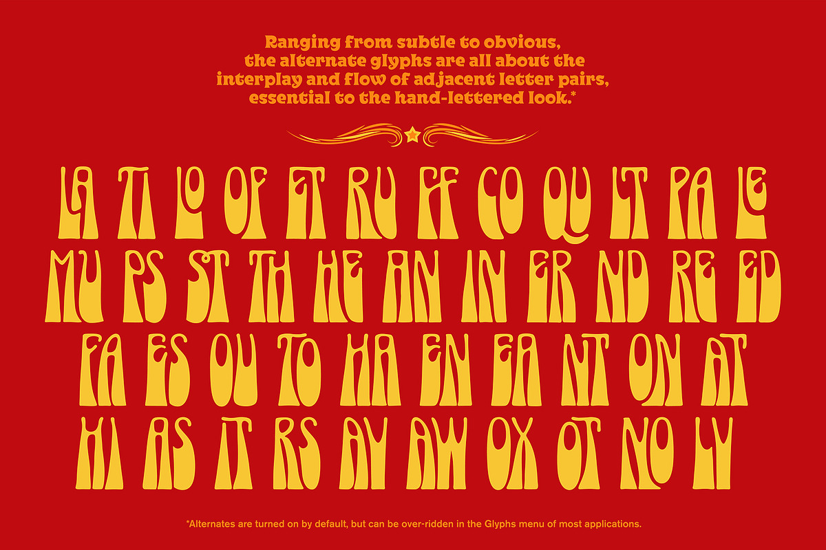Psychedelic Xylophones Font, a Font by Mysterylab Designs (Photo 4 of 9)