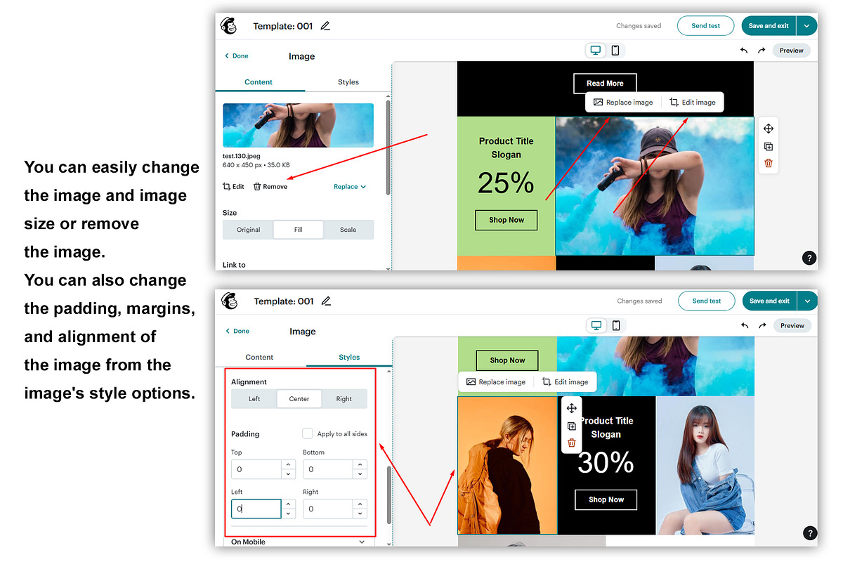 Mailchimp Email Template Bundle, an Email Template by QuickArtisan (Photo 10 of 10)