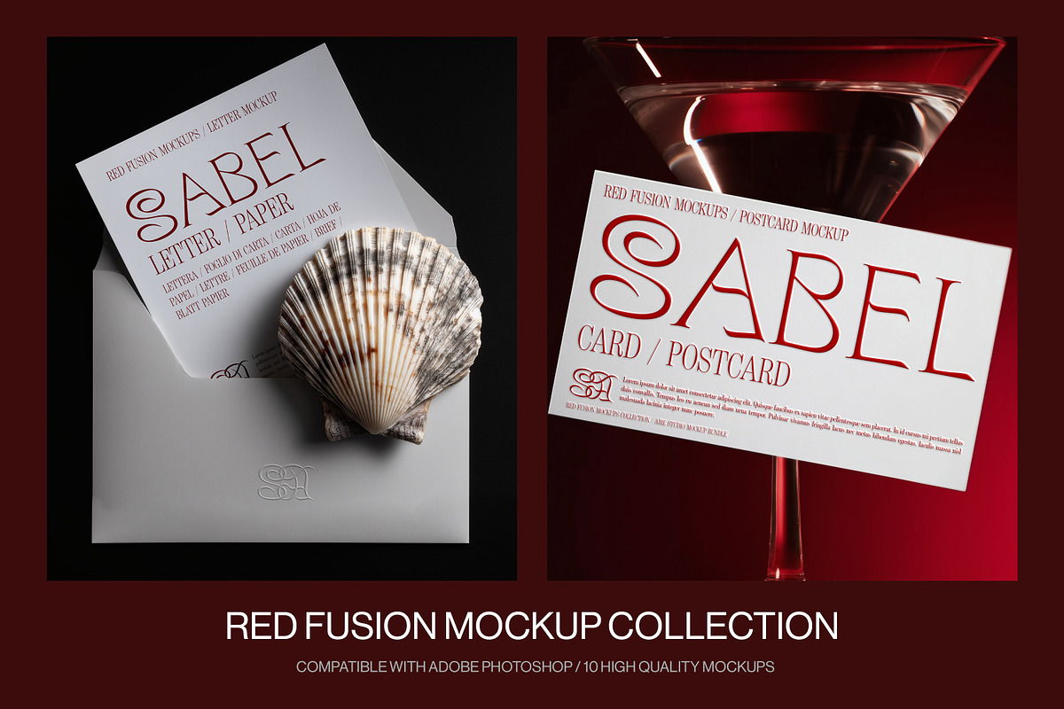 Sabel Branding Stationery Mockups, a Mockup by Aire Studio (Photo 6 of 7)