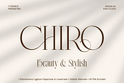 Chiro, a Serif Font by Sign Studio (Thumbnail 1 of 13)