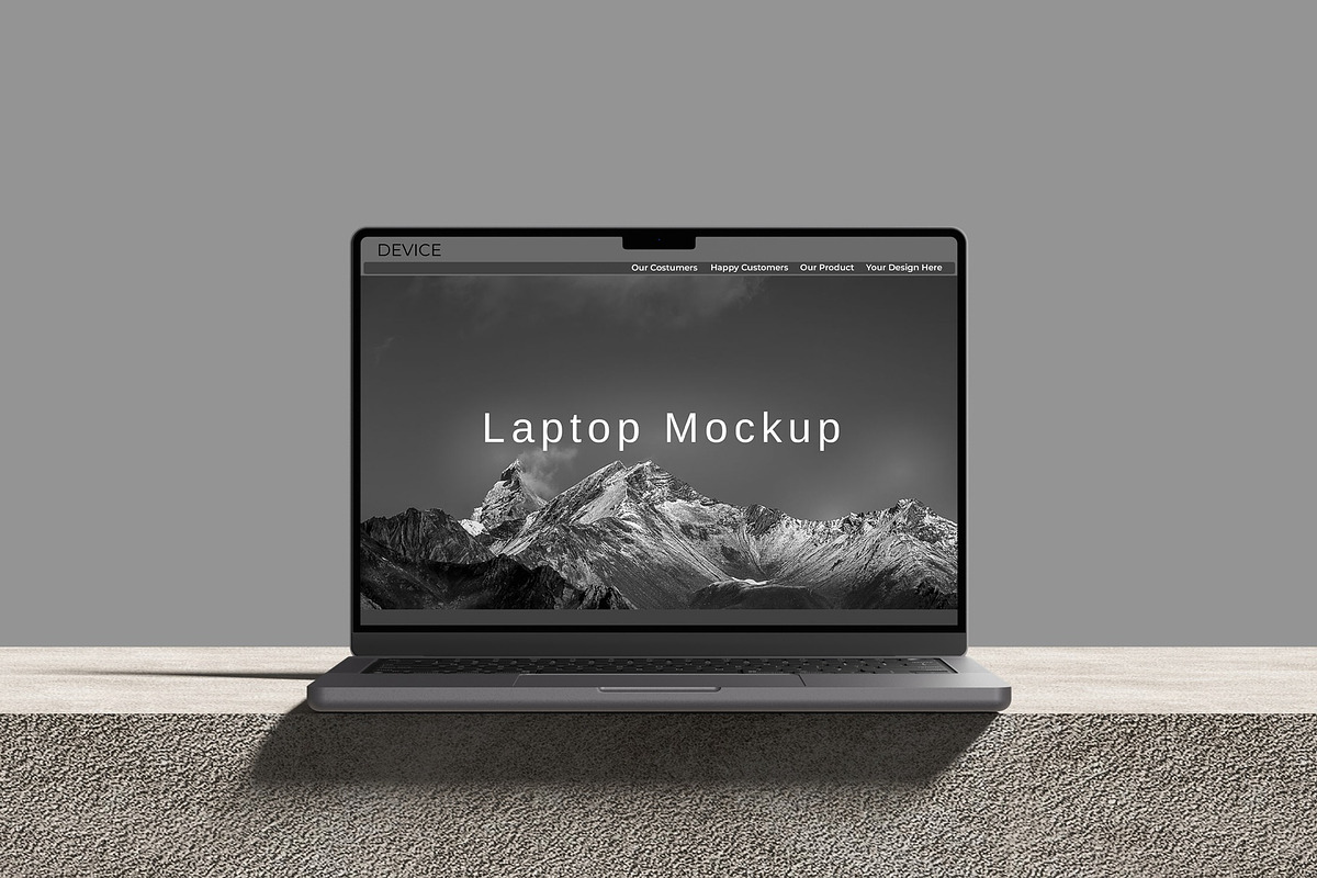 Laptop Mockup, a Mac Mockup by Lxadesign (Photo 6 of 6)