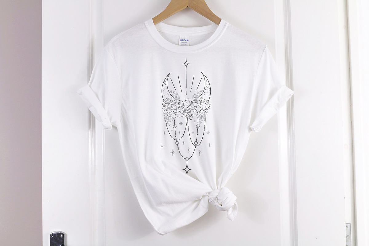 Botany & Moon. Hand Drawn Line Art., a Decorative Illustration by Designwork (Photo 15 of 20)