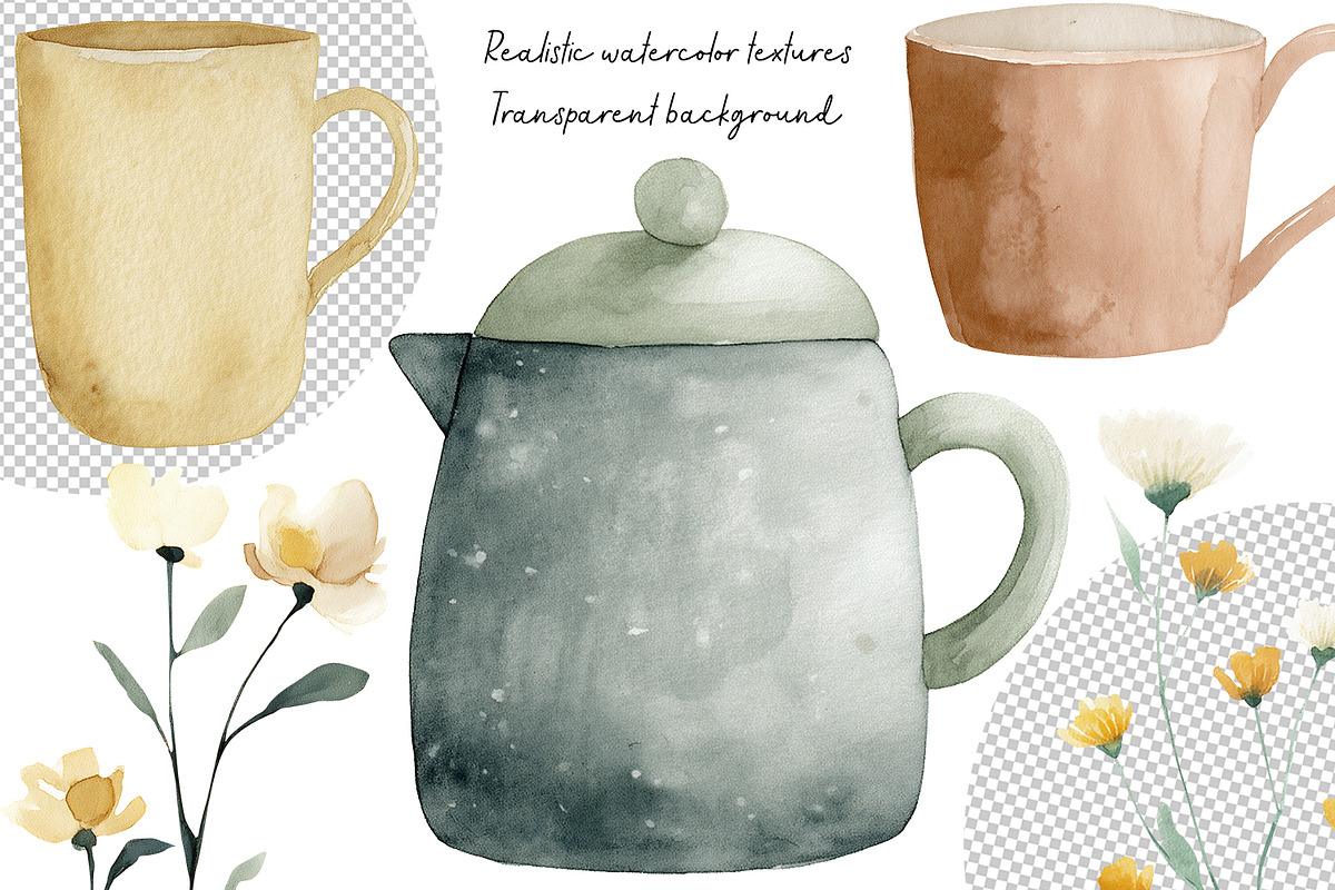 Cottage Tea & Blooms Collection, a Seasonal Illustration by Anna Druzhkova (Photo 14 of 24)