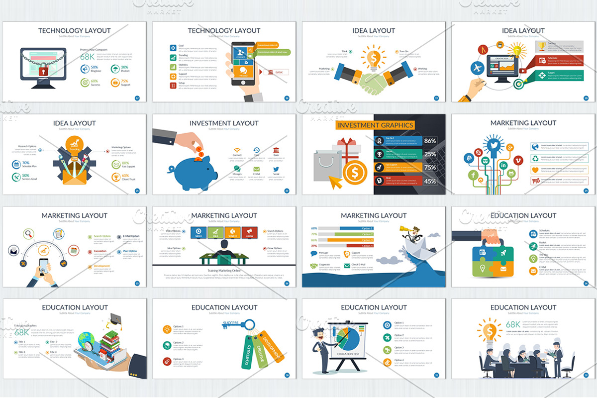 Mangalo Keynote Template, a Presentation Template by UniqueStudio (Photo 5 of 8)