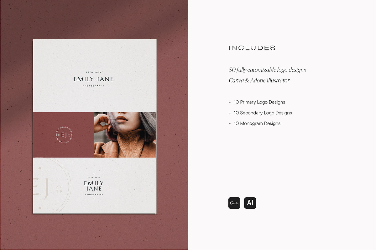 Ladypreneur Logo Kit, a Branding & Logo Template by Wild Theory (Photo 3 of 11)