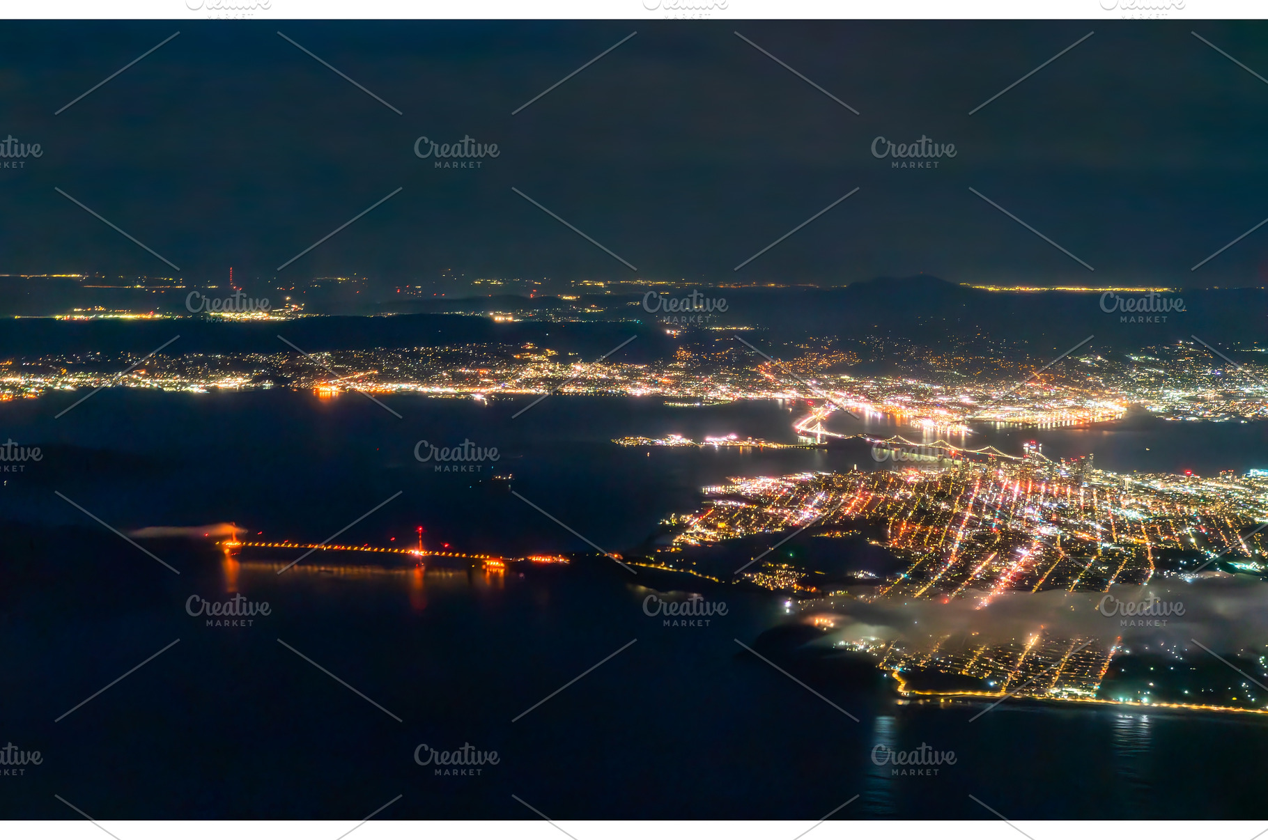 San Francisco Bay Area with Golden, an Architecture Photo by Leonid Andronov