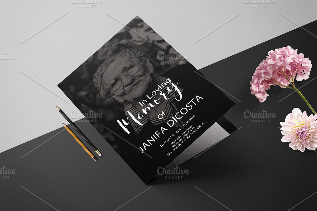 Funeral Program Template-V913, a Brochure Template by Template Shop (Photo 1 of 4)