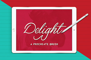 Delight | A Procreate Brush