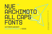 Nue Archimoto, a Sans Serif Font by OWL KING (Thumbnail 1 of 7)