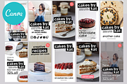 Canva Cake Recipes Cookbook Template, a Magazine Template by DeLaGranSiete (Thumbnail 10 of 11)