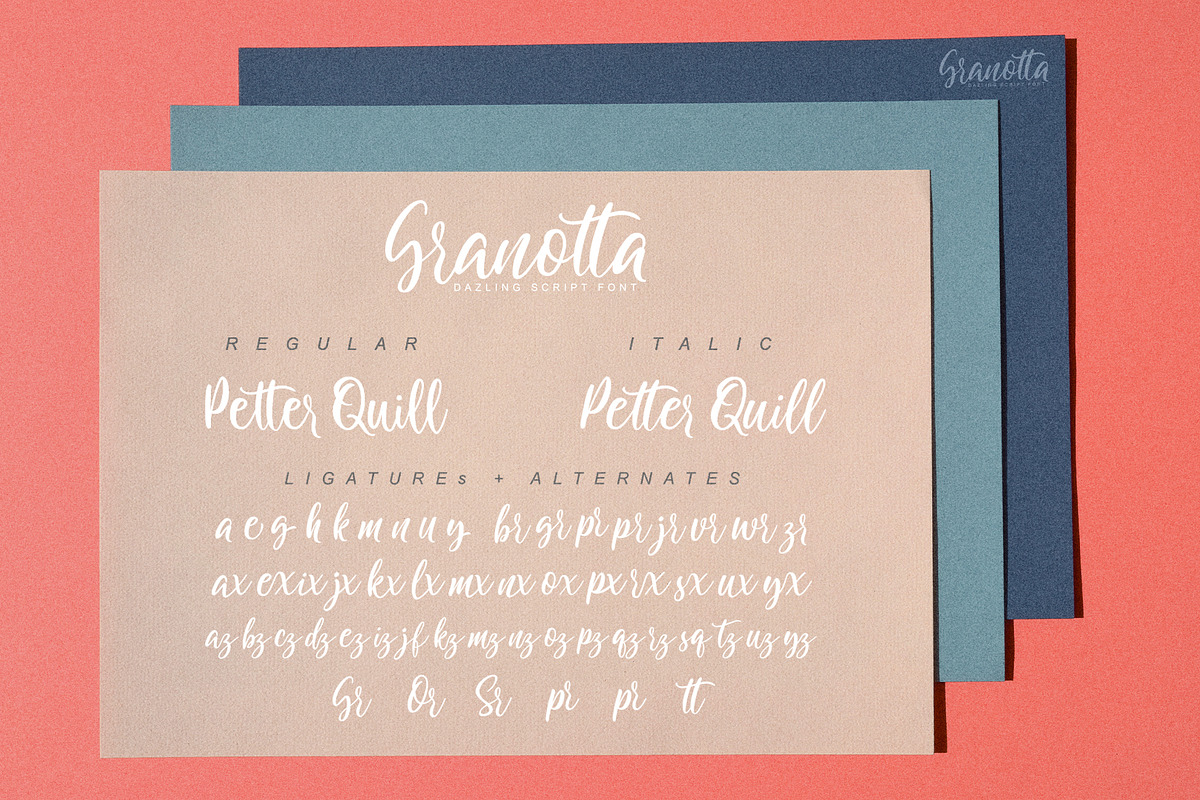 Granotta Font - Christmas with bonus, a Script Font by gameboth.studio (Photo 11 of 16)