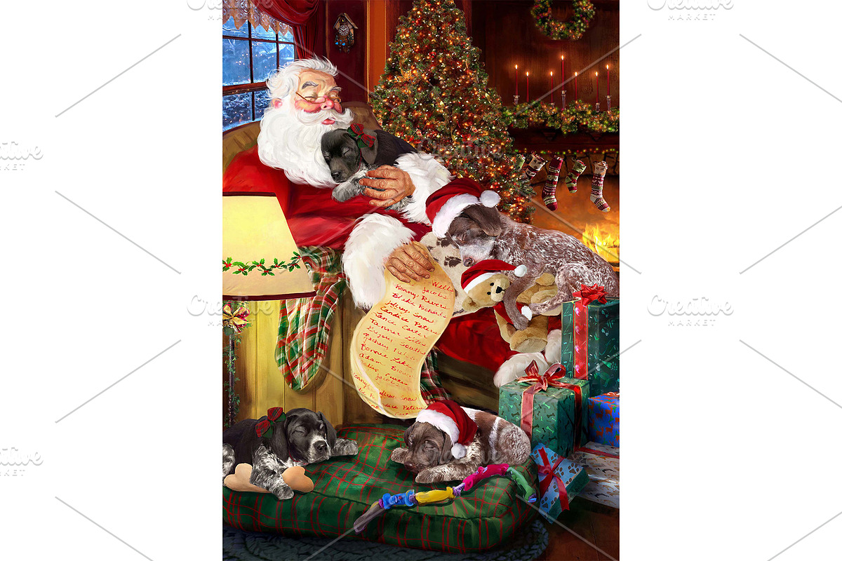 German Shorthaired Pointer Dog Art, an Animal Illustration by Art Paradise Studios (Photo 1 of 3)