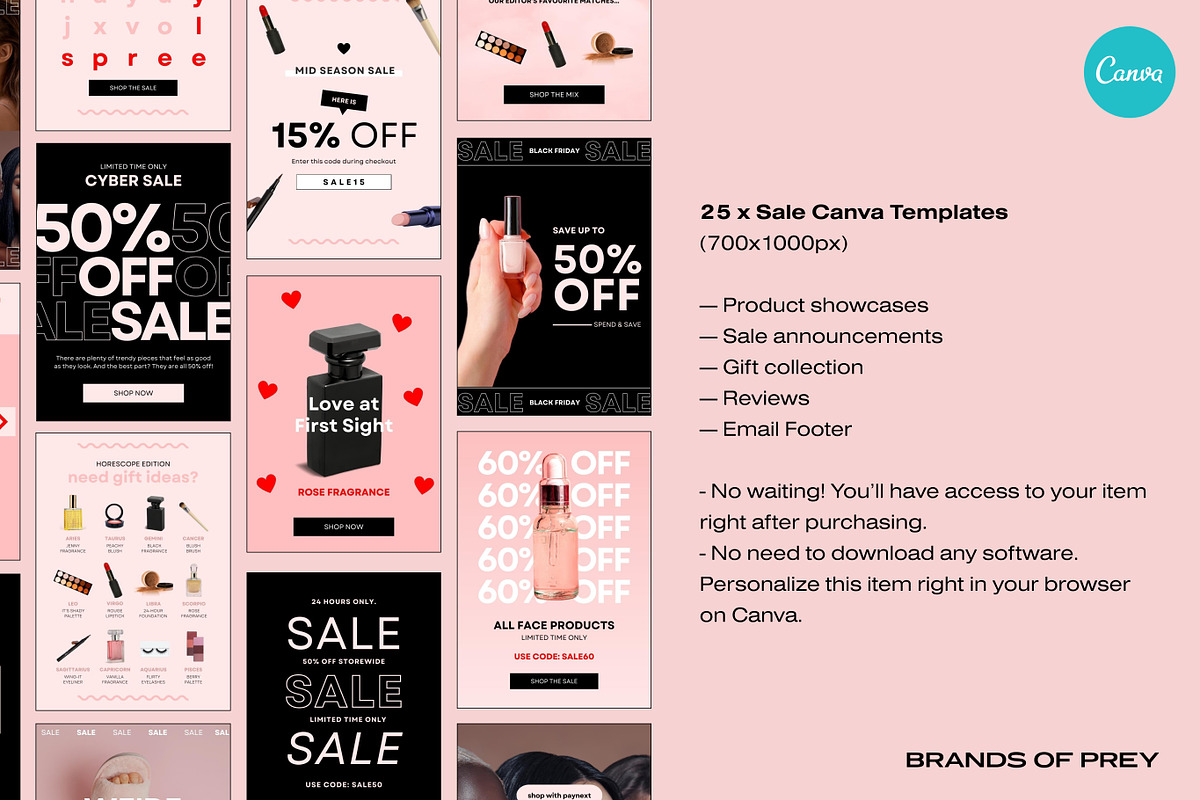 Sale Email Marketing Bundle - Canva, an Email Template by Studio Mayde (Photo 2 of 6)