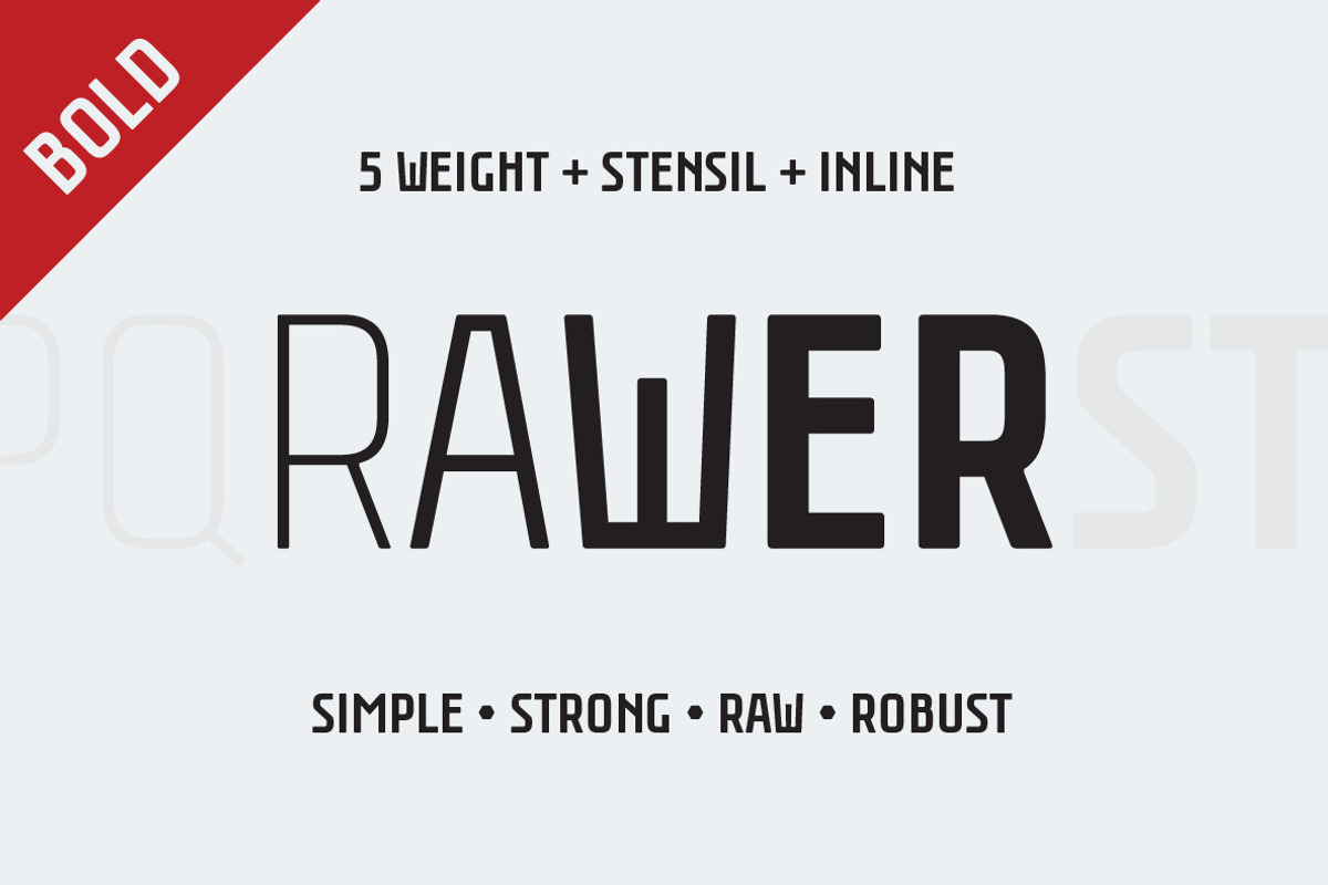 Rawer CondensedBold