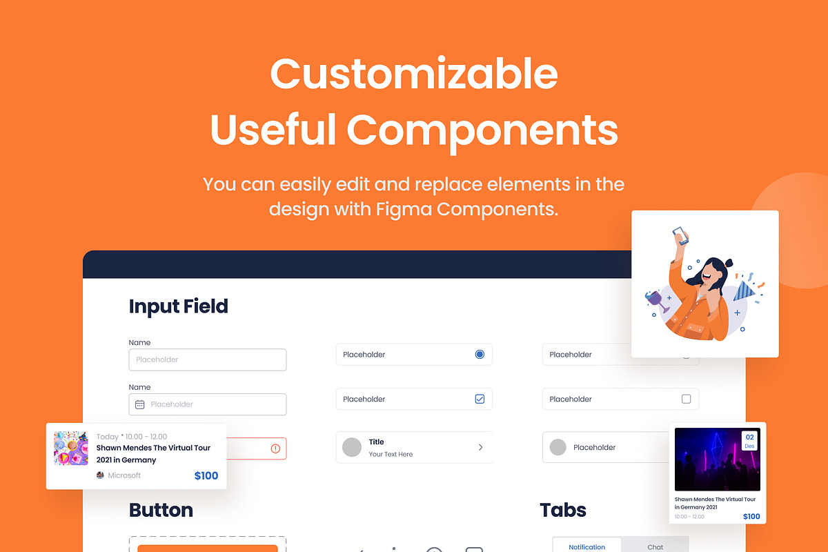 Wevent - Event Booking App UI Kit, an App Template by Ohaio (Photo 6 of 7)