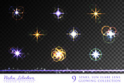 VECTOR GLOWING COLLECTION 2, an Illustration by Nadin_Lebedeva (Thumbnail 5 of 5)