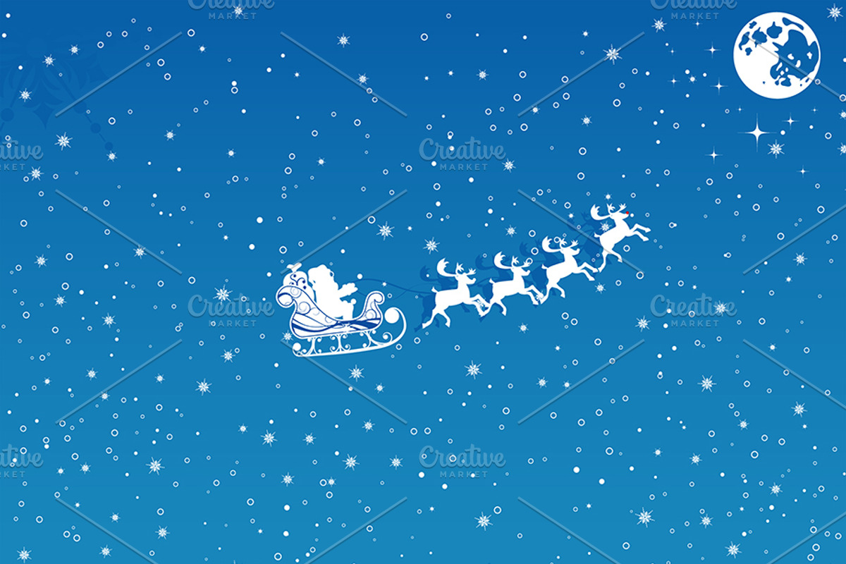 Christmas and New Year Backgrounds, a Decorative Illustration by TAlex (Photo 5 of 6)