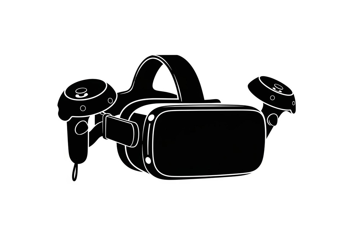 50 VR Goggles Headset Silhouette, an Illustration by yasushie (Photo 9 of 51)