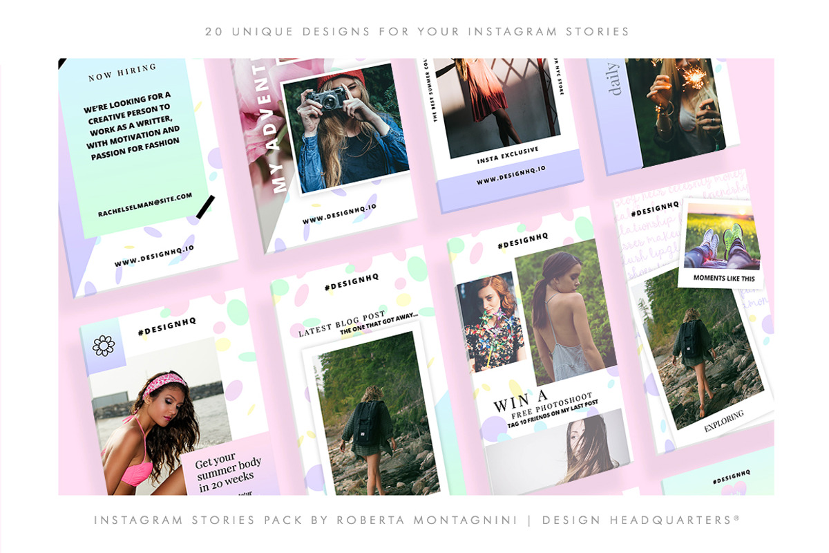INSTAGRAM STORIES - SIMPLY GORGEOUS, a Social Media Template by DESIGN HQ (Photo 3 of 4)