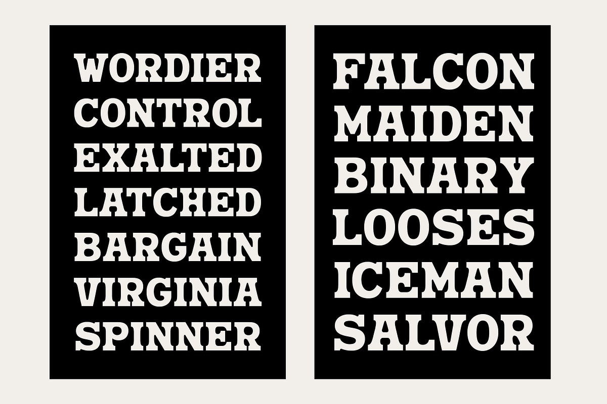 Nuega – Bold Slab Serif Font, a Slab Serif Font by Blankids Studio (Photo 2 of 12)