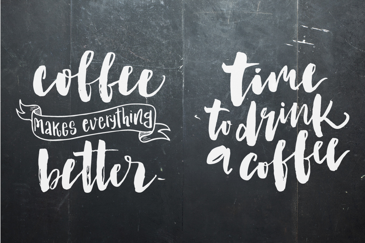 Lettering coffee posters, a Food Illustration by ZapolzunArt (Photo 2 of 7)