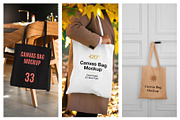 Canvas Bag Mockups - Tote Bag Mockup, a Packaging Mockup by MockupForest (Thumbnail 8 of 10)
