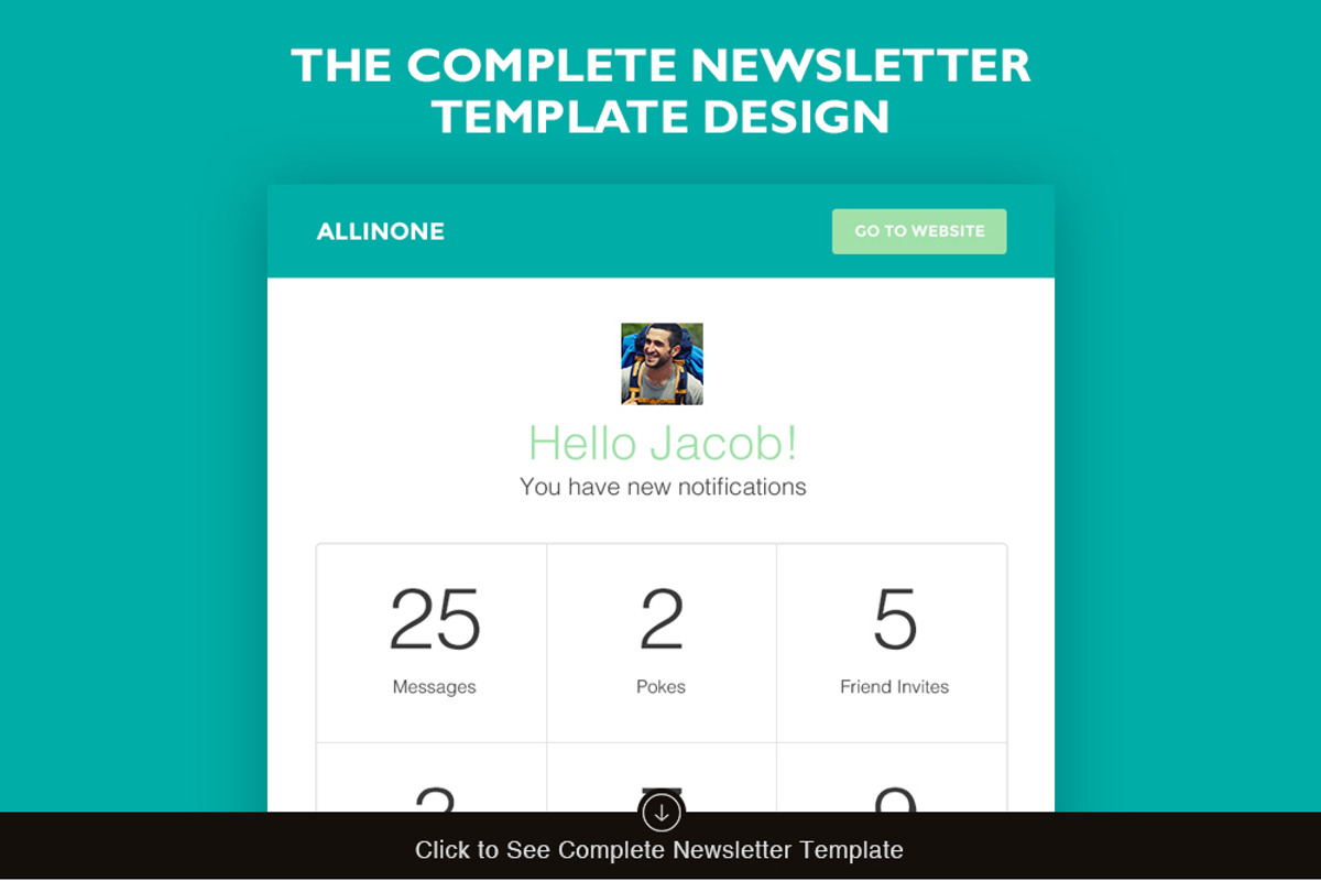 Allinone – Email Notification Pack, an Email Template by ZippyPixels (Photo 3 of 4)