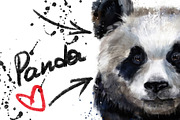 cute panda art, an Animal Illustration by art_mouse (Thumbnail 1 of 5)