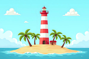 Design a flat cartoon vector of a tr, a Photo by LOGOCREATIVE