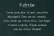 Kotretan Handwritten Font, a Handwritten Font by Fernande (Thumbnail 5 of 5)