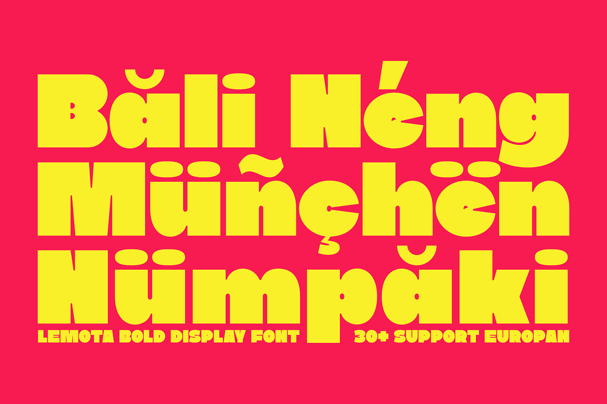 Lemota Font, a Sans Serif Font by Marvadesign (Photo 14 of 14)