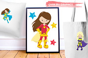 Super Hero illustration pack, an Illustration by PrettyBundles (Thumbnail 5 of 5)